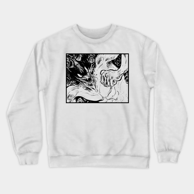 Devilman Manga Crewneck Sweatshirt by retroworldkorea